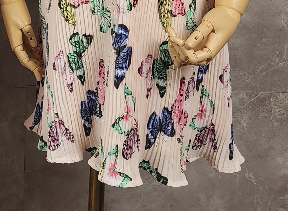 [DR143] - Dress Panjang Couple Ibu Anak Fashion Import - Motif Butterfly
