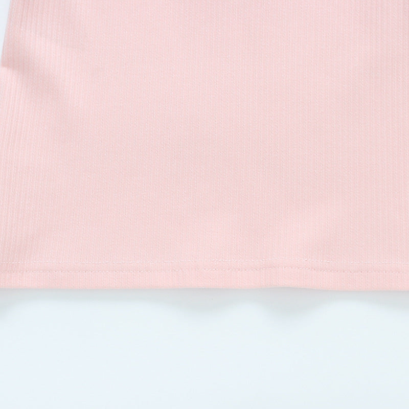 [340370] - Baju Setelan Blouse Celana Chino Fashion Import Anak Perempuan - Motif Collar Carrots