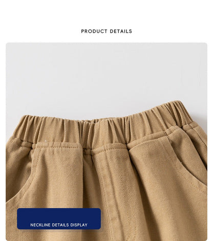 [5131095] - Bawahan Celana Panjang Jogger Chino Fashion Import Anak Laki-Laki - Motif Pocket Cargo