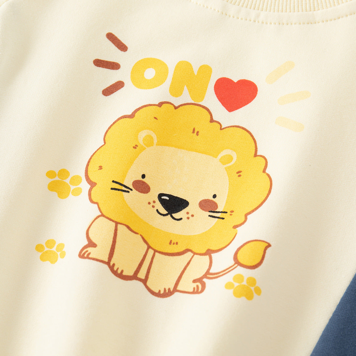 [513698] - Atasan Sweater Lengan Panjang Import Anak Laki-Laki - Motif On Lion
