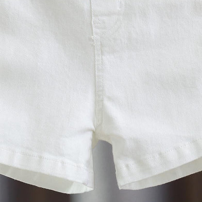 [508223]- Celana Pendek Jeans Hotpants Import Anak Perempuan - Motif Plain Rope