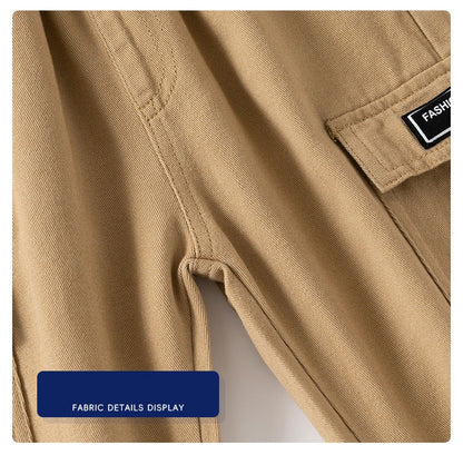 [5131095] - Bawahan Celana Panjang Jogger Chino Fashion Import Anak Laki-Laki - Motif Pocket Cargo