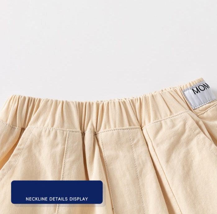 [5131070] - Bawahan Celana Pendek Chino Fashion Import Anak Laki-Laki - Motif Pocket Stitching
