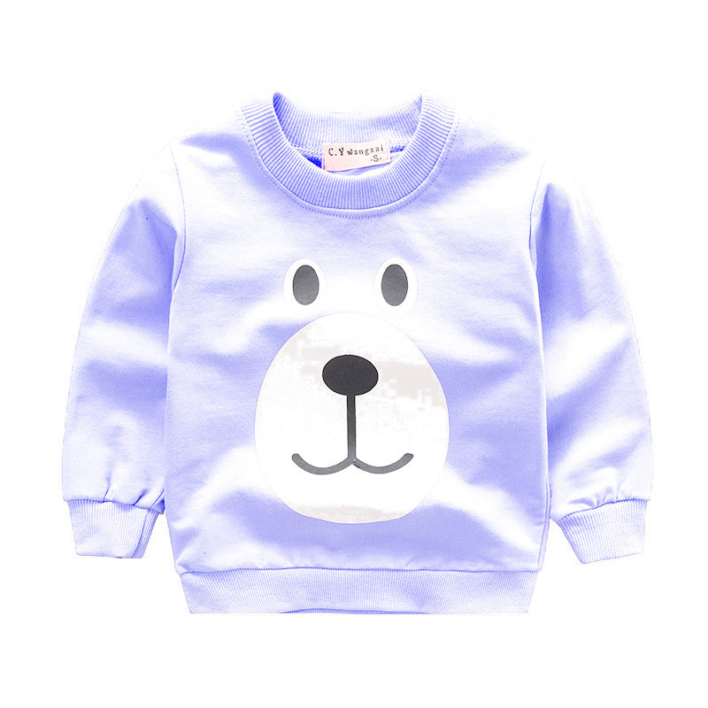 [102496] - Baju Atasan Sweater Fashion Import Anak Perempuan - Motif Dog Face