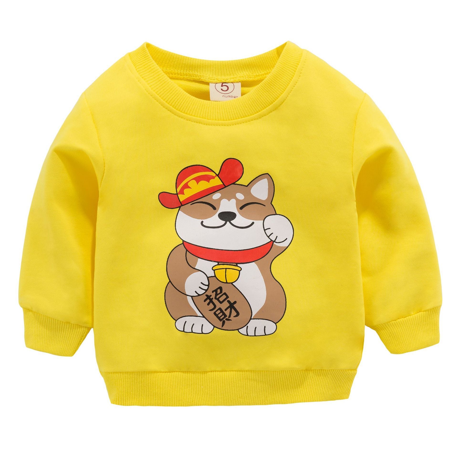 [102248] - Atasan Sweater Anak Sleek Style Import - Motif Cat Bells