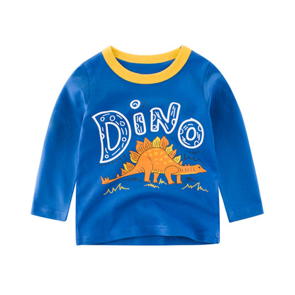 [121270] - Atasan Anak / Kaos Anak Import - Motif Dino Island