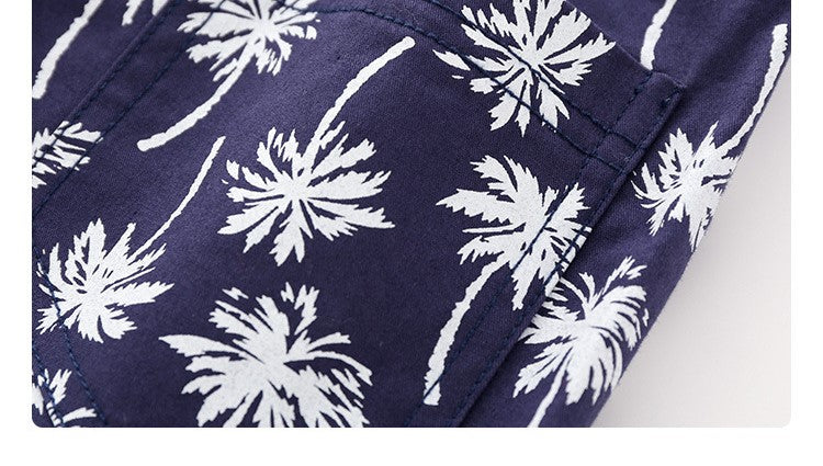 [513331] - Bawahan Pendek / Celana Style Santai Anak Import - Motif Coconut Tree