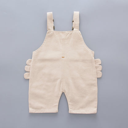 [368161] - Baju Setelan Overall Anak Import - Motif Striped Bee