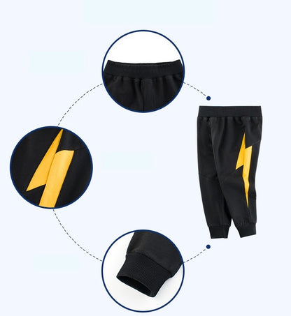[121285] - Celana Jogger Import Anak / Celana Santai Anak - Motif Big Lightning