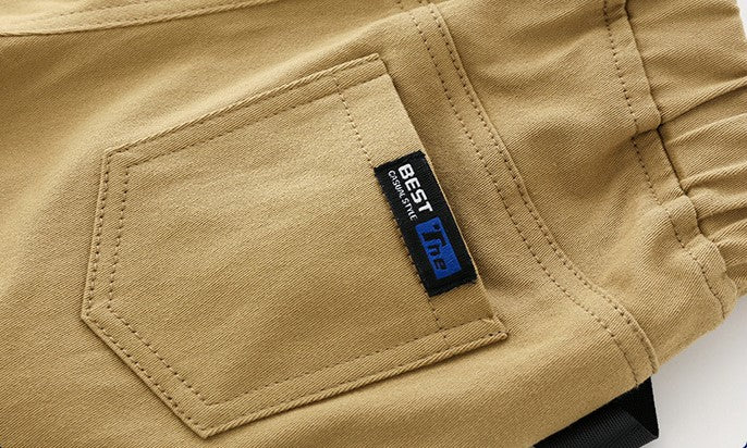 [513294] - Bawahan / Celana Chino Style Anak Import - Motif Waist Strap