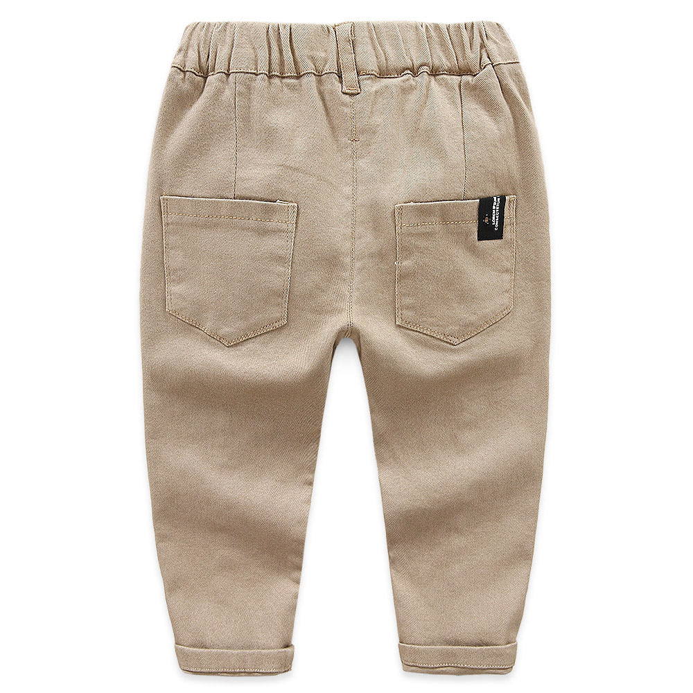 [119198-NAVY] - Celana Panjang Anak Style Korean - Motif Jeans Alphabet