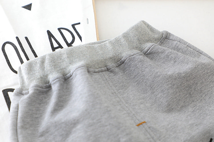 [345255-YELLOW] - Setelan Sweater Import Fashion Anak - Motif Abstract Blotches