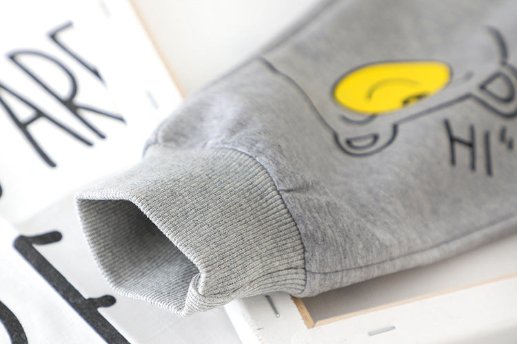 [345255-BLUE] - Setelan Sweater Import Fashion Anak - Motif Abstract Blotches
