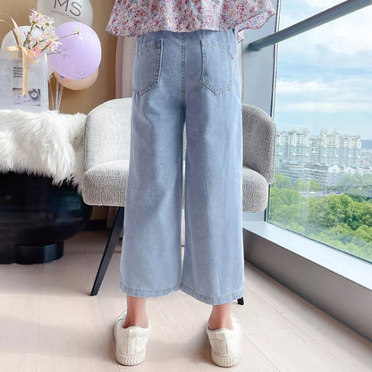 [507485] - Bawahan / Celana Fashion Anak Perempuan Import - Motif Bead Pocket
