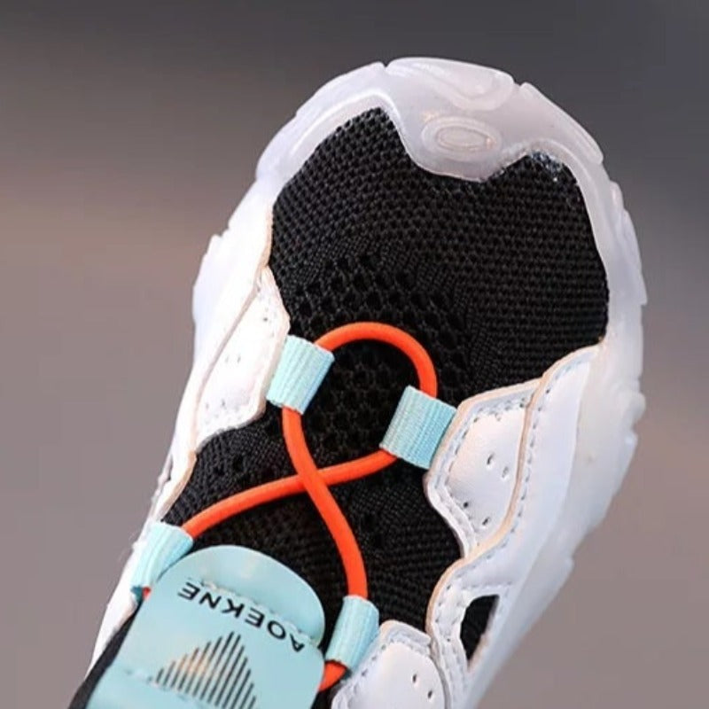 [343174] - Sepatu Lampu Stylish Import Fashion Anak - Motif Porous Box