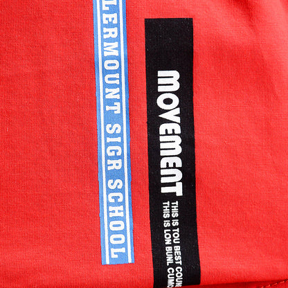 [368277] - Setelan Kaos Kerah Anak Import - Motif Alphabet T-shirt