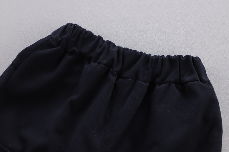 [368173-GRAY] - Baju Setelan Keren Anak Import - Motif 3D Sling Bag
