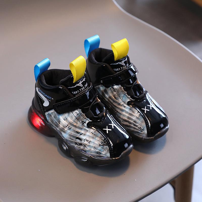 [343181] - Sepatu Lampu Stylish Import Fashion Anak - Motif Abstract Style