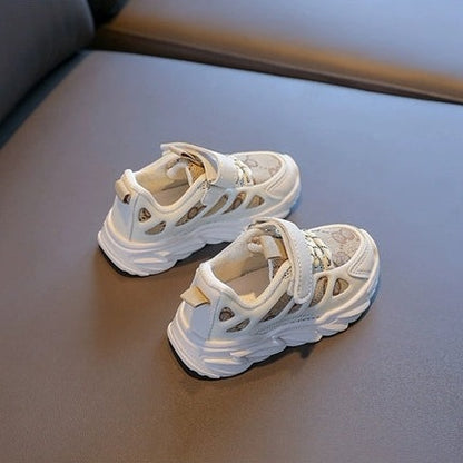 [343234] - Sepatu Sneakers Stylish Anak Import - Motif Tied Chain