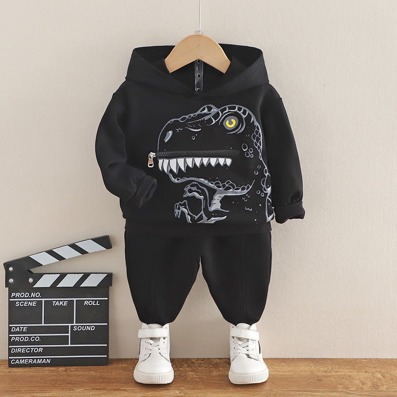 [345280] - Setelan Import Sweater Anak - Motif King T-Rex
