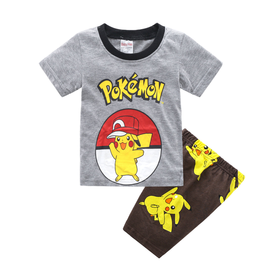 [354479] - Baju Setelan Street Wear Anak Import - Motif My Pokemon