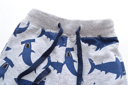 jual [357108] - Celana Panjang Anak / Celana Training Anak - Motif Gray Shark 