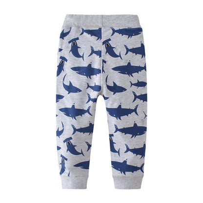jual [357108] - Celana Panjang Anak / Celana Training Anak - Motif Gray Shark 