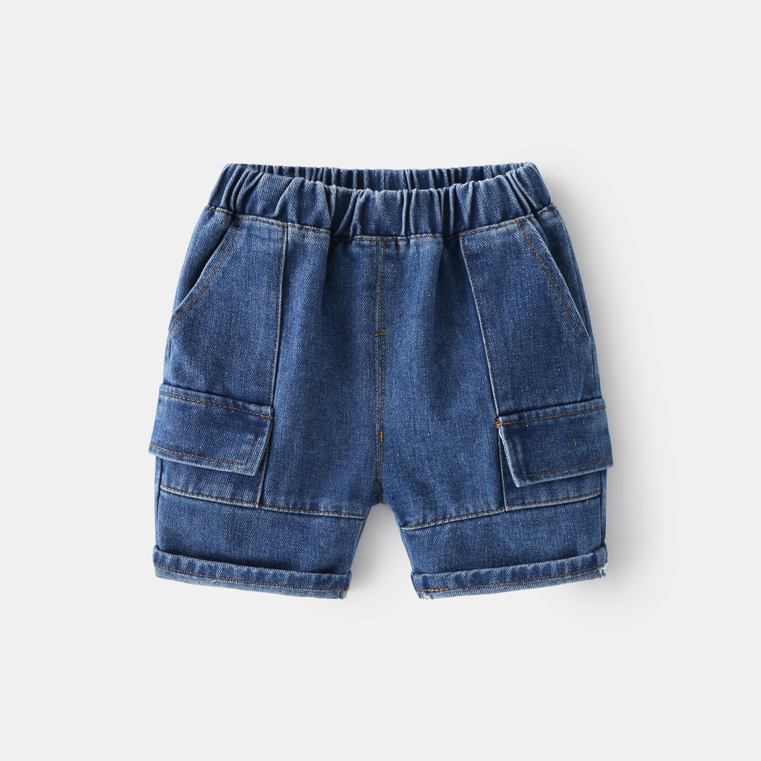 [513357] - Celana Jeans Pendek Fashion Anak Import - Motif Side Pocket