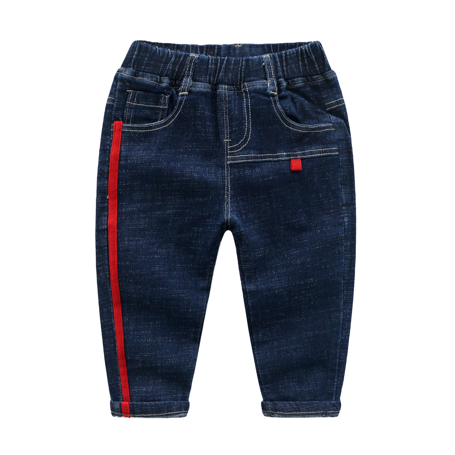 [513595] - Bawahan Celana Panjang Jeans Import Anak Laki-Laki - Motif Strip Side