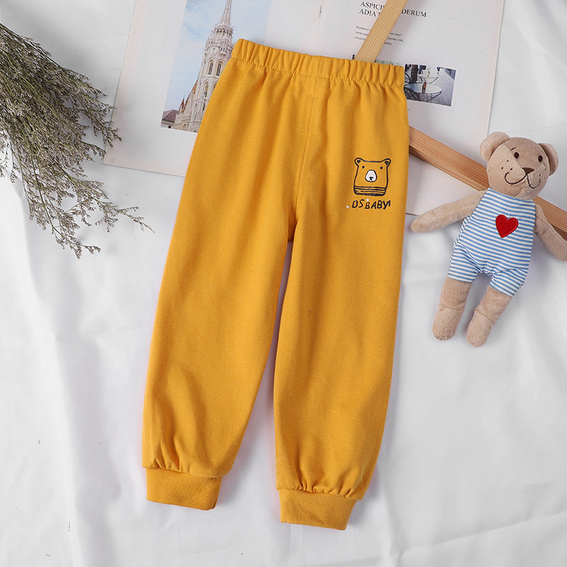 [514120] - Bawahan Panjang Import / Celana Jogger Fashion Anak - Motif Baby Animal