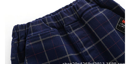 [513266] - Bawahan / Fashion Celana Chino Trendy Anak Import - Motif Casual Gingham