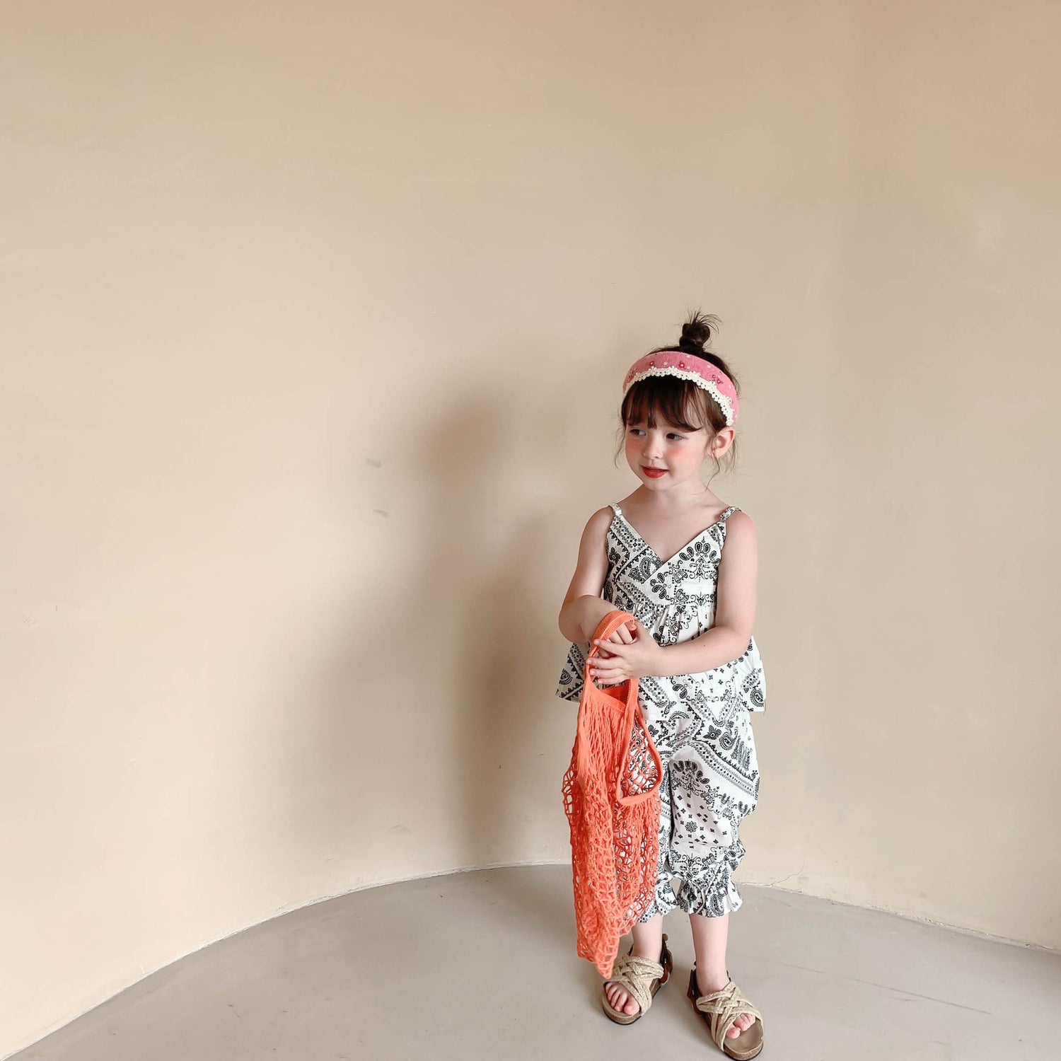[507597] - Setelan Fashion Anak Perempuan Import - Motif Abstract Pattern