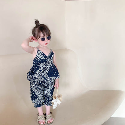 [507597] - Setelan Fashion Anak Perempuan Import - Motif Abstract Pattern