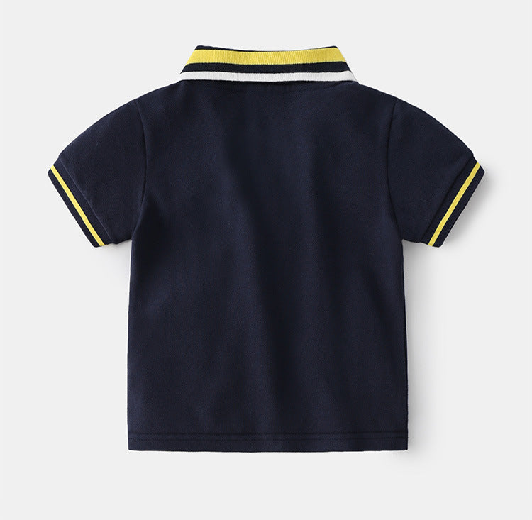 [513144] - Atasan Kaos Polo Fashion Anak Import - Motif Monster Basketball