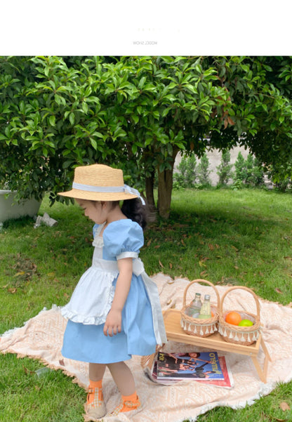 [507581] - Import Dress Anak Perempuan - Motif Cute Plantation