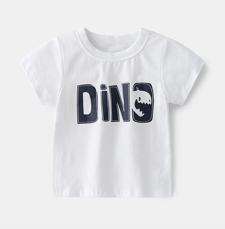 [513193] - Atasan Kaos Fashion Anak Import - Motif Plain Dino