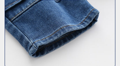 [513357] - Celana Jeans Pendek Fashion Anak Import - Motif Side Pocket