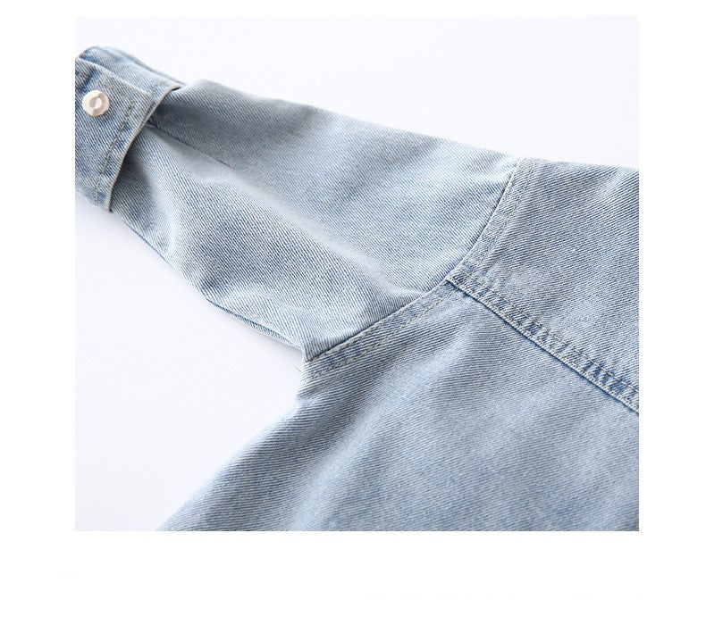 [119265] - Jaket Jeans Style Anak Import - Motif Denim Style