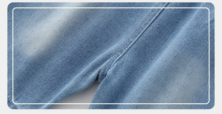 [513354] - Celana Jeans Pendek Fashion Anak Import - Motif Unique Jeans