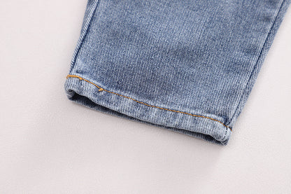 [345313] - Setelan 3 in 1 Kaos Jaket Cardigan Celana Jeans Sobek Anak Laki-Laki - Motif Smile Bear