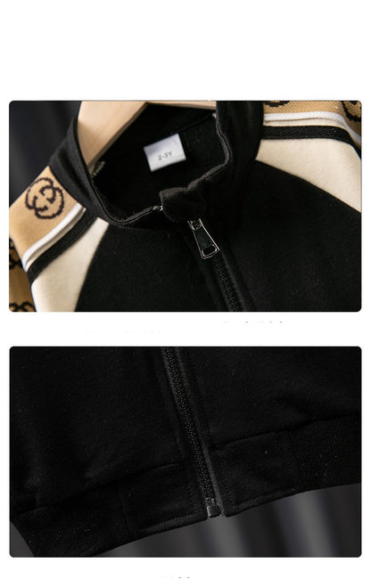 [119273] - Setelan Jaket Fashion Keren Anak Import - Motif Three Colours