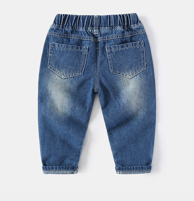 [513609] - Bawahan Celana Panjang Jeans Ripped Sobek Import Anak Laki-Laki - Motif Touch Me!