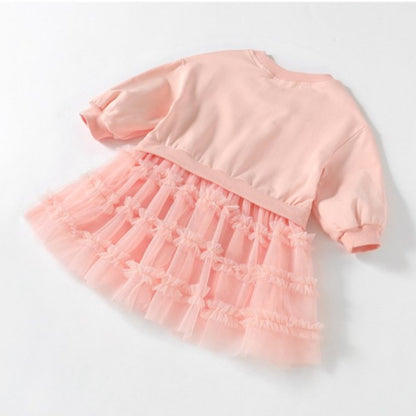 [363441] - Dress Model Sweater Fashion Anak Perempuan Import - Motif Goose Queen