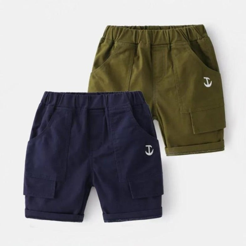 [513313] - Bawahan Pendek / Celana Style Santai Anak Import - Motif Pocket Style