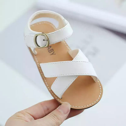 [381176] - Sepatu Sandal Flat Stylish Anak Import - Motif Cross Rope