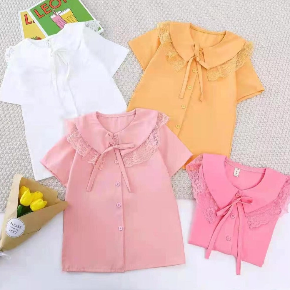 [001363] - Baju Atasan Fashion Anak Import - Motif Casual Plain